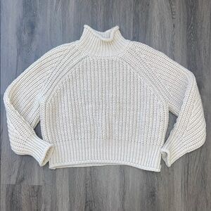 H&M Cozy Cream Turtleneck Sweater